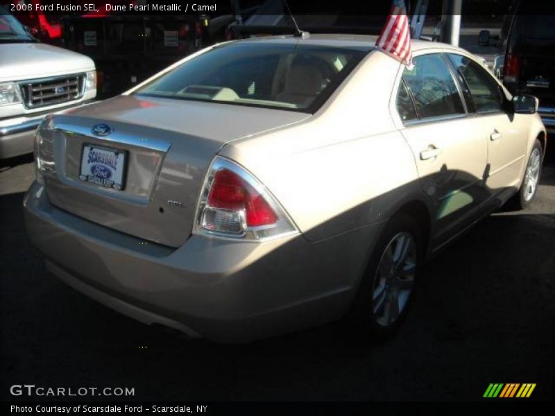 Dune Pearl Metallic / Camel 2008 Ford Fusion SEL