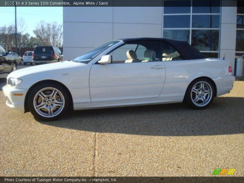 Alpine White / Sand 2006 BMW 3 Series 330i Convertible