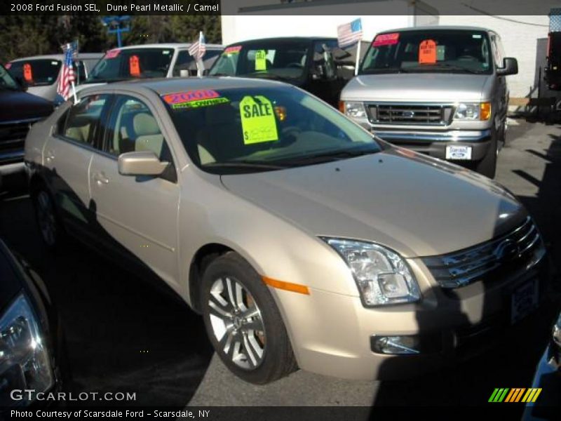 Dune Pearl Metallic / Camel 2008 Ford Fusion SEL