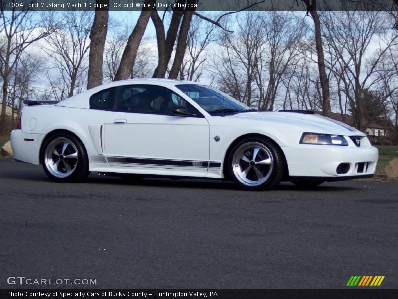 Oxford White / Dark Charcoal 2004 Ford Mustang Mach 1 Coupe