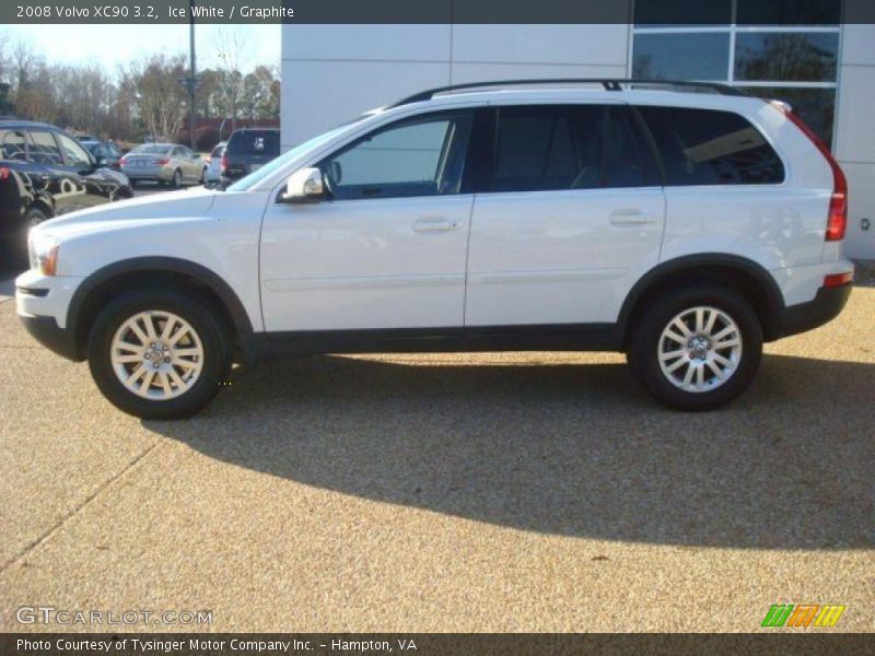 Ice White / Graphite 2008 Volvo XC90 3.2