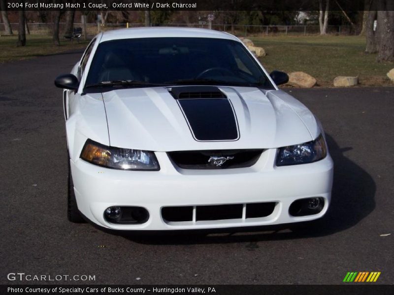 Oxford White / Dark Charcoal 2004 Ford Mustang Mach 1 Coupe
