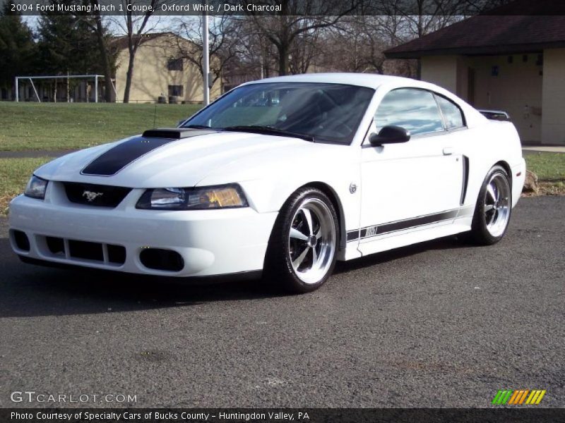 Oxford White / Dark Charcoal 2004 Ford Mustang Mach 1 Coupe