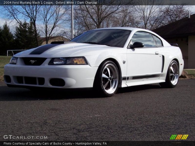 Oxford White / Dark Charcoal 2004 Ford Mustang Mach 1 Coupe