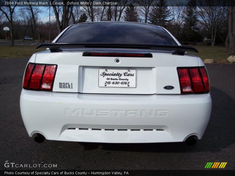 Oxford White / Dark Charcoal 2004 Ford Mustang Mach 1 Coupe