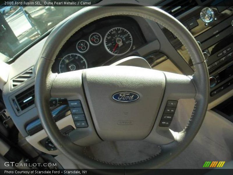 Dune Pearl Metallic / Camel 2008 Ford Fusion SEL