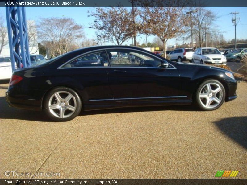 Black / Black 2008 Mercedes-Benz CL 550