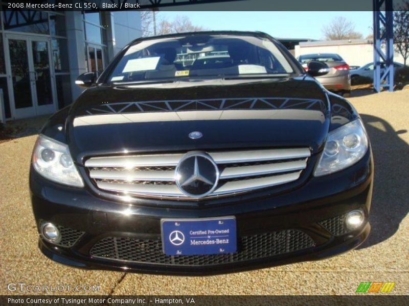 Black / Black 2008 Mercedes-Benz CL 550