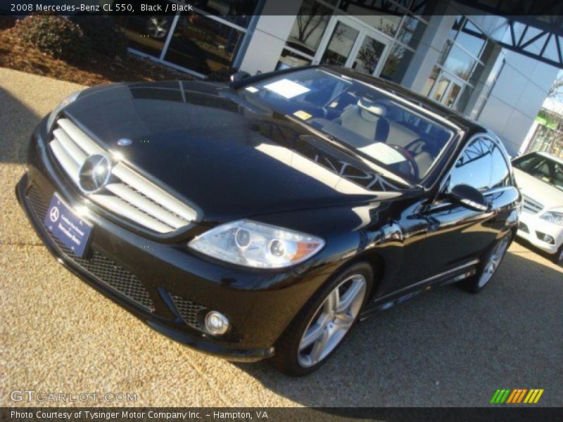 Black / Black 2008 Mercedes-Benz CL 550