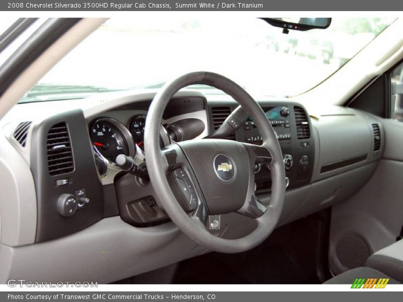 Dashboard of 2008 Silverado 3500HD Regular Cab Chassis