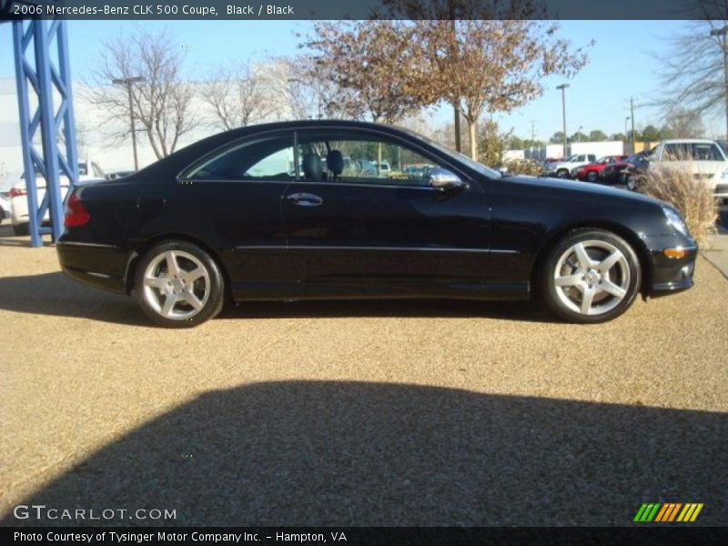 Black / Black 2006 Mercedes-Benz CLK 500 Coupe