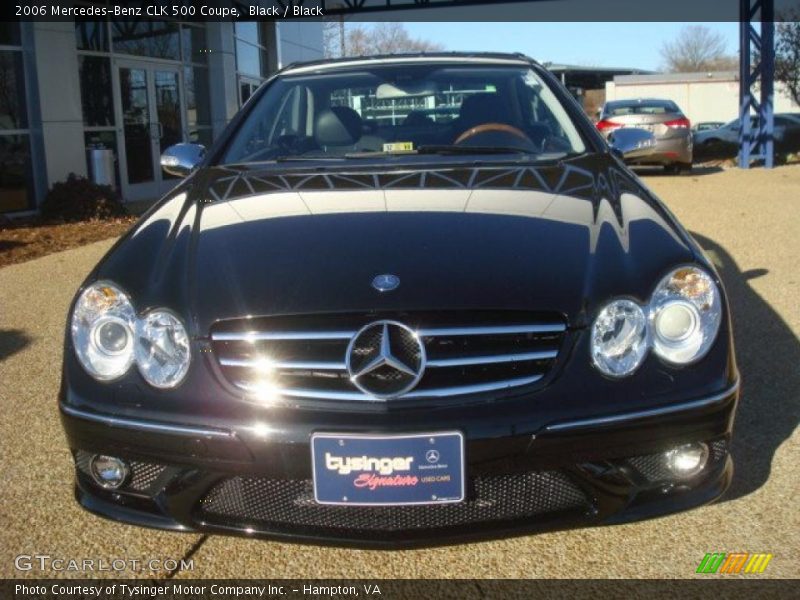 Black / Black 2006 Mercedes-Benz CLK 500 Coupe