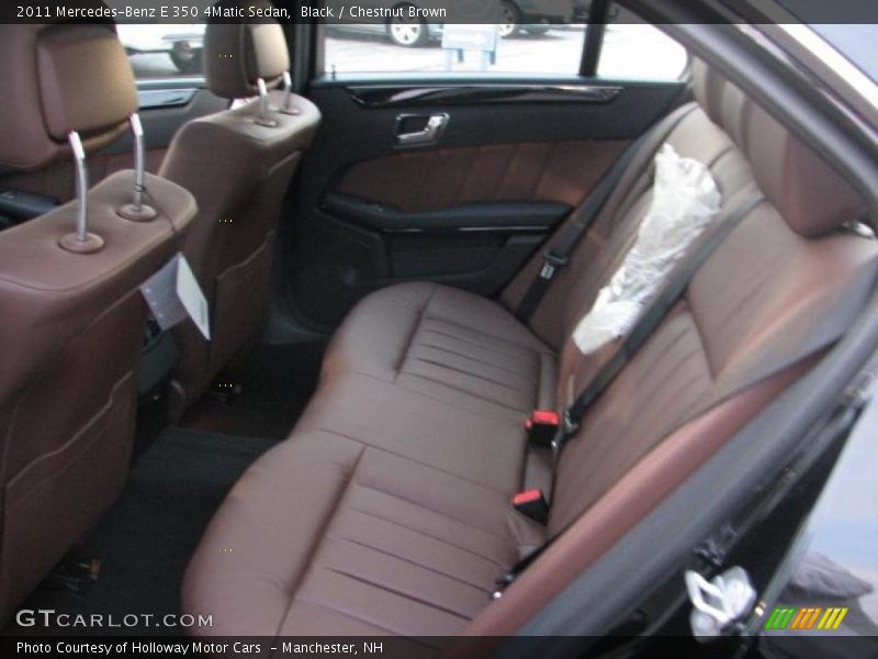 Black / Chestnut Brown 2011 Mercedes-Benz E 350 4Matic Sedan