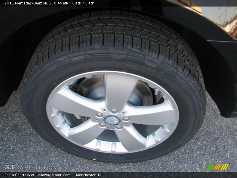 Black / Black 2011 Mercedes-Benz ML 350 4Matic