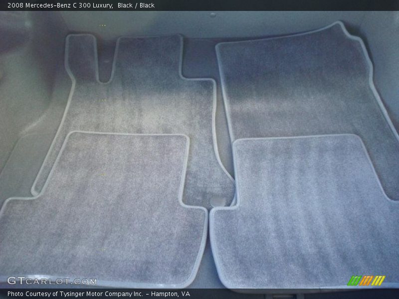 Black / Black 2008 Mercedes-Benz C 300 Luxury