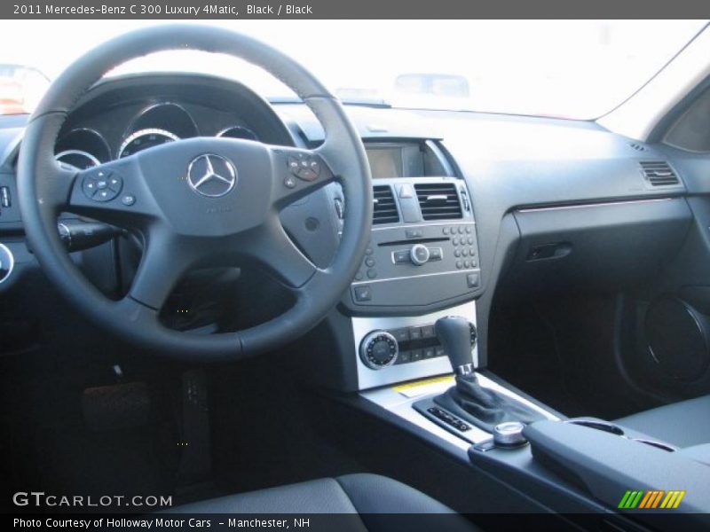 Black / Black 2011 Mercedes-Benz C 300 Luxury 4Matic