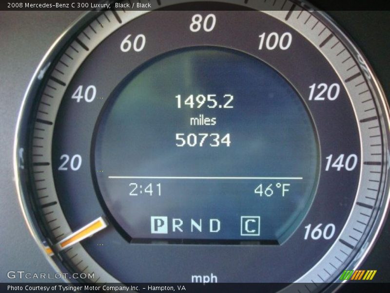 Black / Black 2008 Mercedes-Benz C 300 Luxury