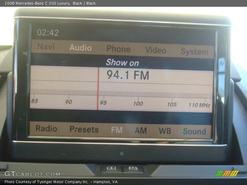 Black / Black 2008 Mercedes-Benz C 300 Luxury