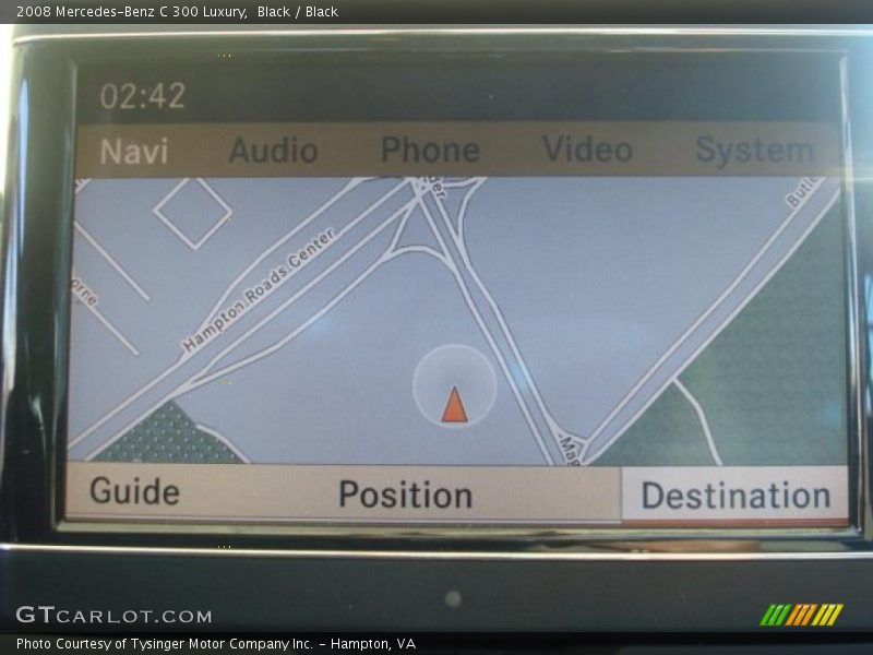 Black / Black 2008 Mercedes-Benz C 300 Luxury