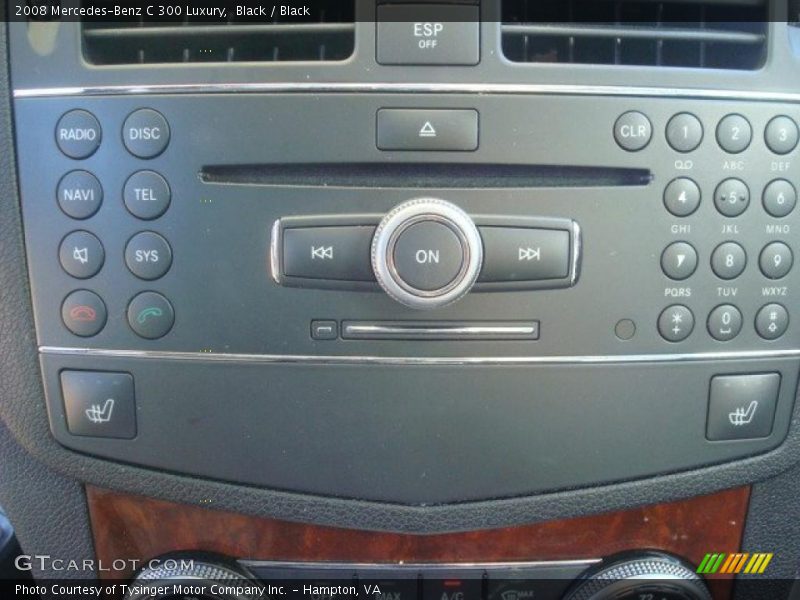 Black / Black 2008 Mercedes-Benz C 300 Luxury