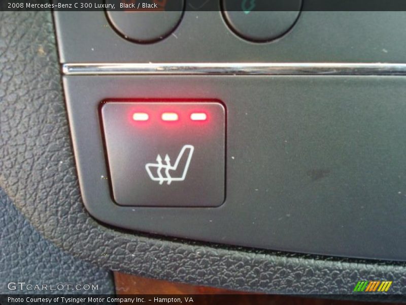 Black / Black 2008 Mercedes-Benz C 300 Luxury