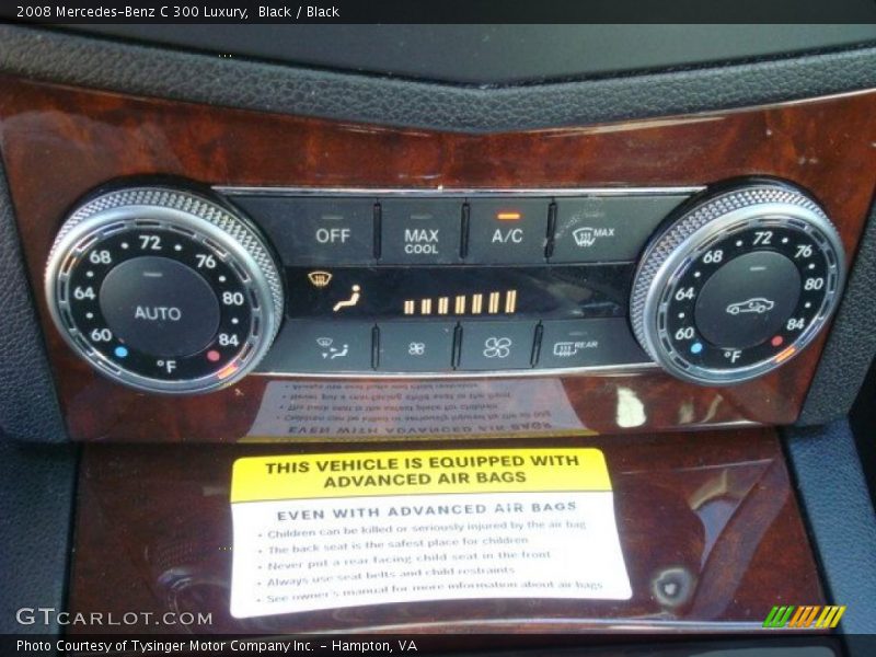 Black / Black 2008 Mercedes-Benz C 300 Luxury