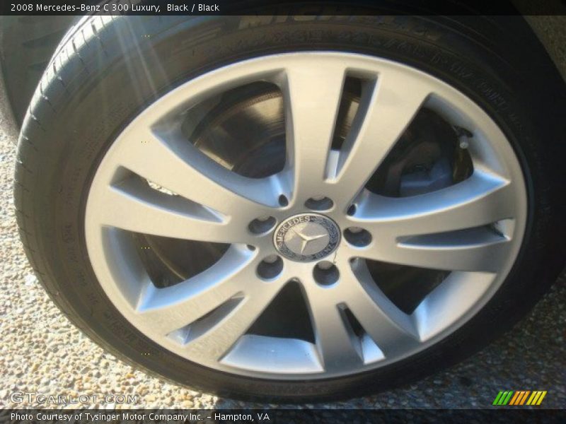 Black / Black 2008 Mercedes-Benz C 300 Luxury