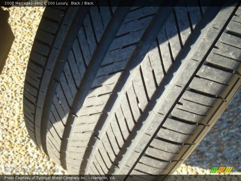 Black / Black 2008 Mercedes-Benz C 300 Luxury