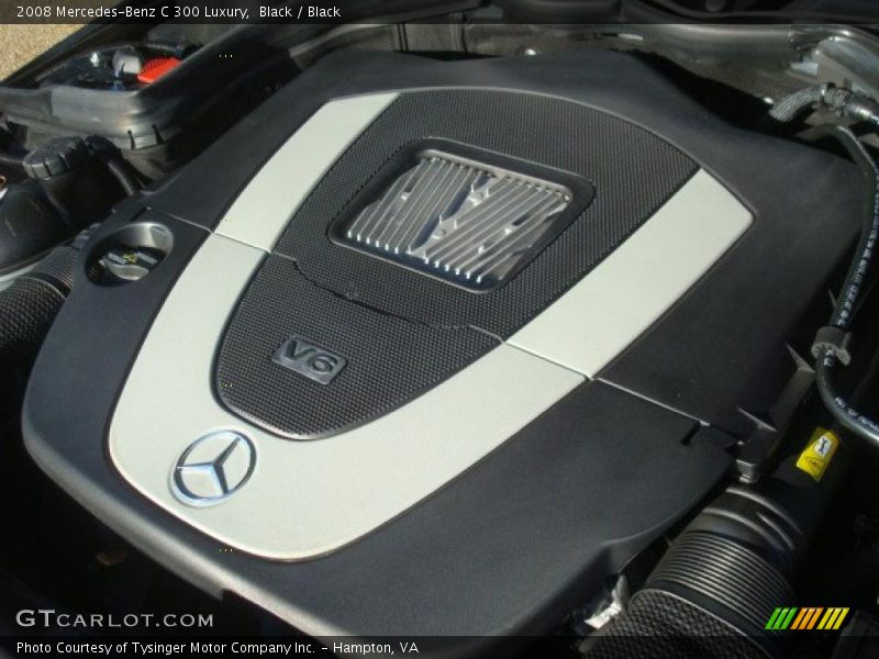 Black / Black 2008 Mercedes-Benz C 300 Luxury