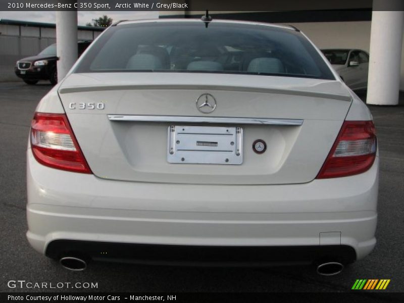 Arctic White / Grey/Black 2010 Mercedes-Benz C 350 Sport