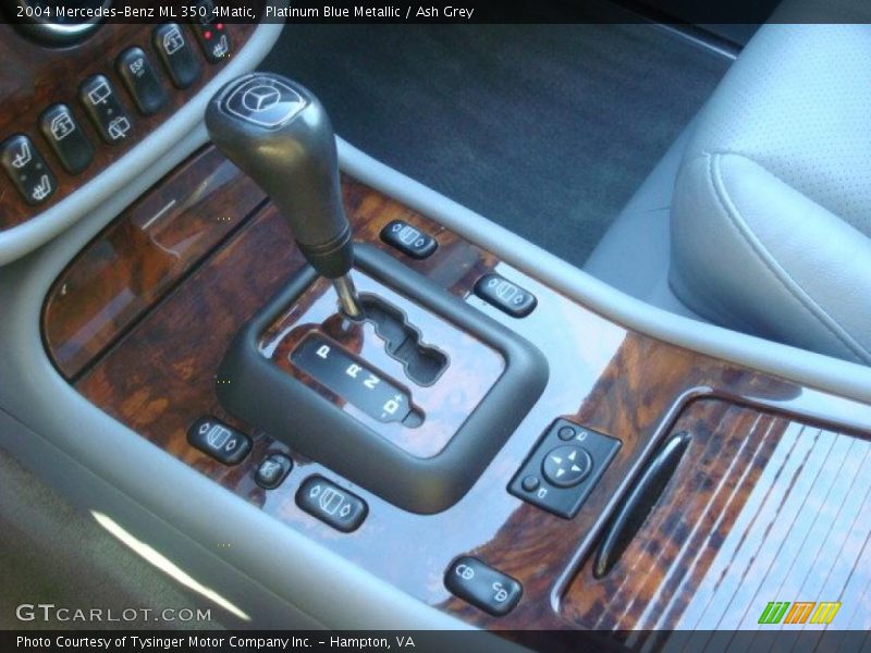 Platinum Blue Metallic / Ash Grey 2004 Mercedes-Benz ML 350 4Matic