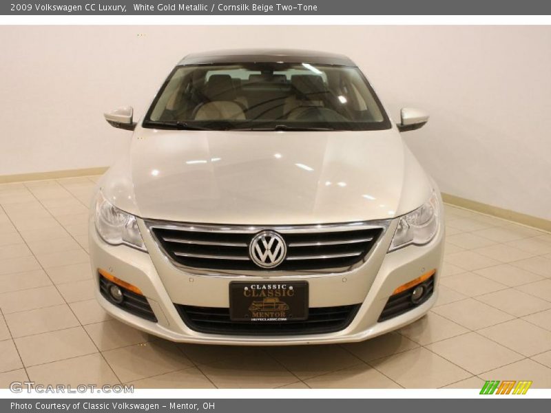 White Gold Metallic / Cornsilk Beige Two-Tone 2009 Volkswagen CC Luxury