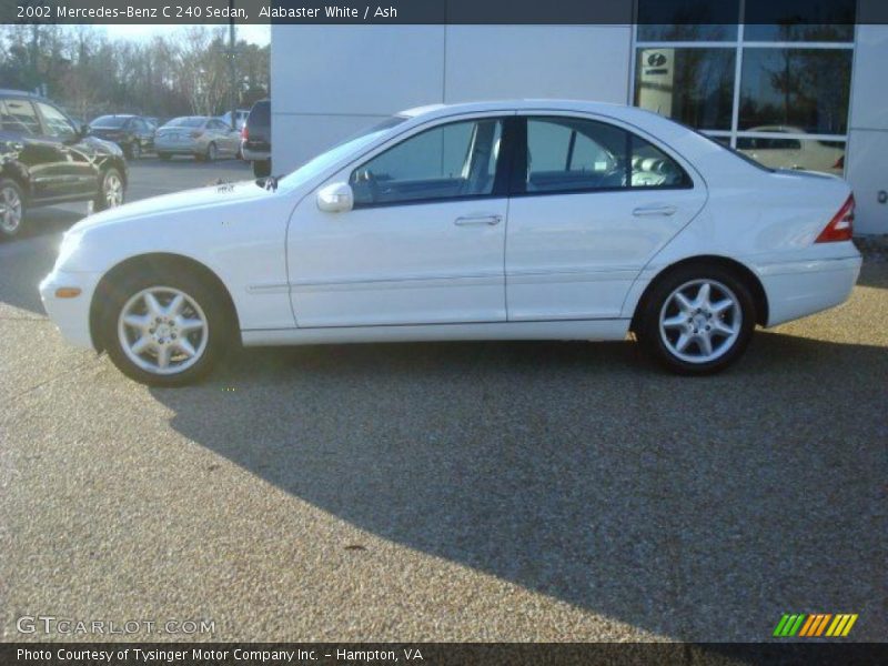Alabaster White / Ash 2002 Mercedes-Benz C 240 Sedan