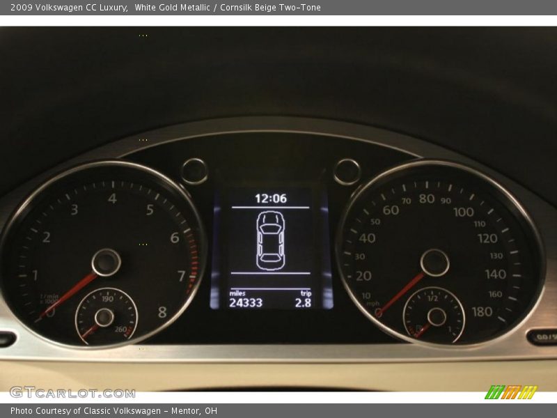 White Gold Metallic / Cornsilk Beige Two-Tone 2009 Volkswagen CC Luxury