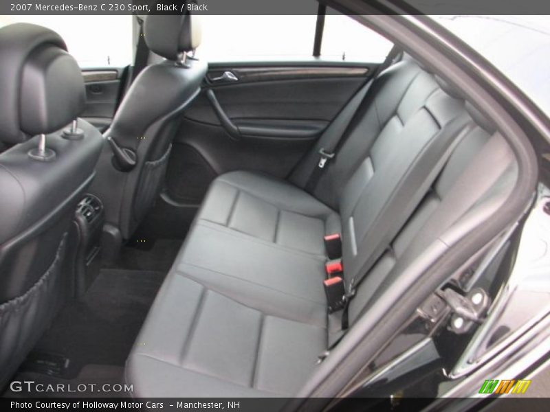 Black / Black 2007 Mercedes-Benz C 230 Sport