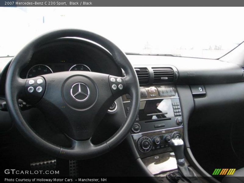 Black / Black 2007 Mercedes-Benz C 230 Sport