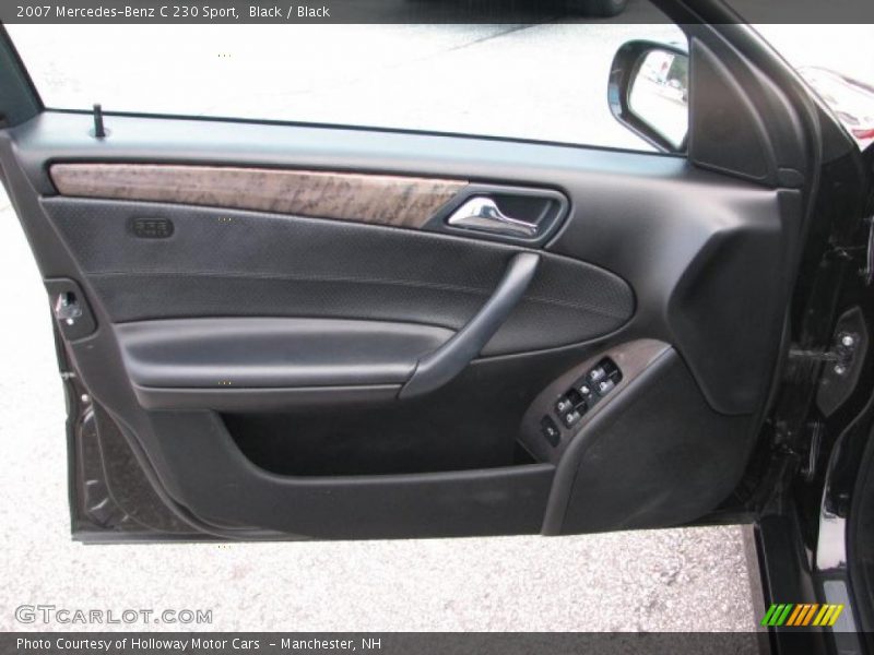 Black / Black 2007 Mercedes-Benz C 230 Sport