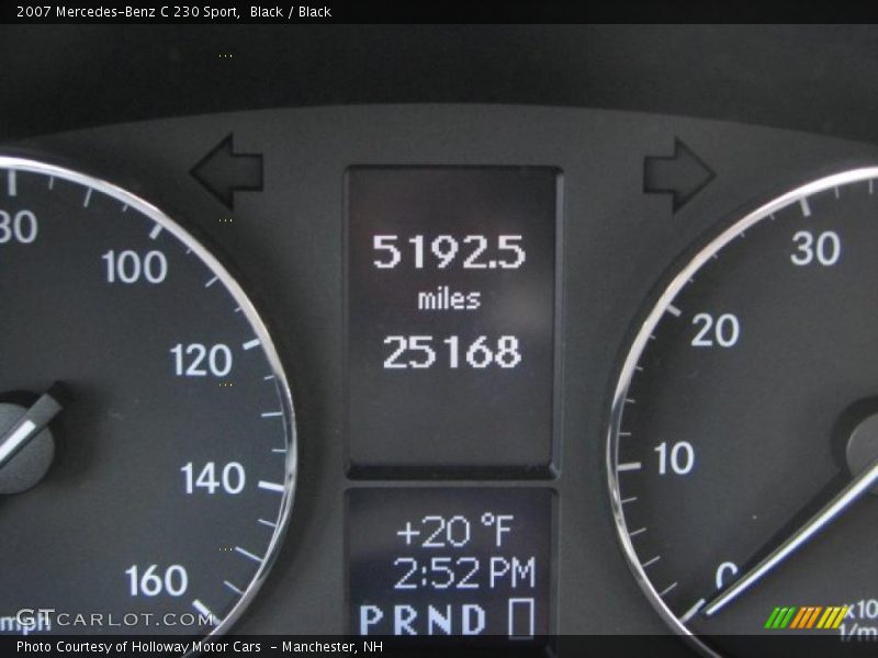 Black / Black 2007 Mercedes-Benz C 230 Sport