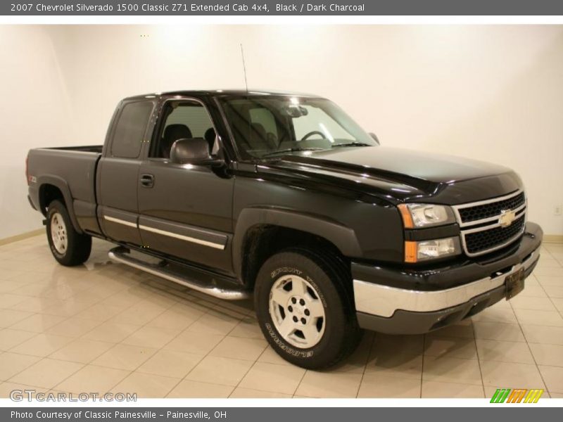 Black / Dark Charcoal 2007 Chevrolet Silverado 1500 Classic Z71 Extended Cab 4x4