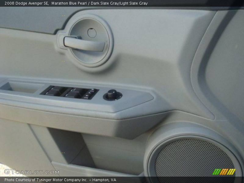 Marathon Blue Pearl / Dark Slate Gray/Light Slate Gray 2008 Dodge Avenger SE