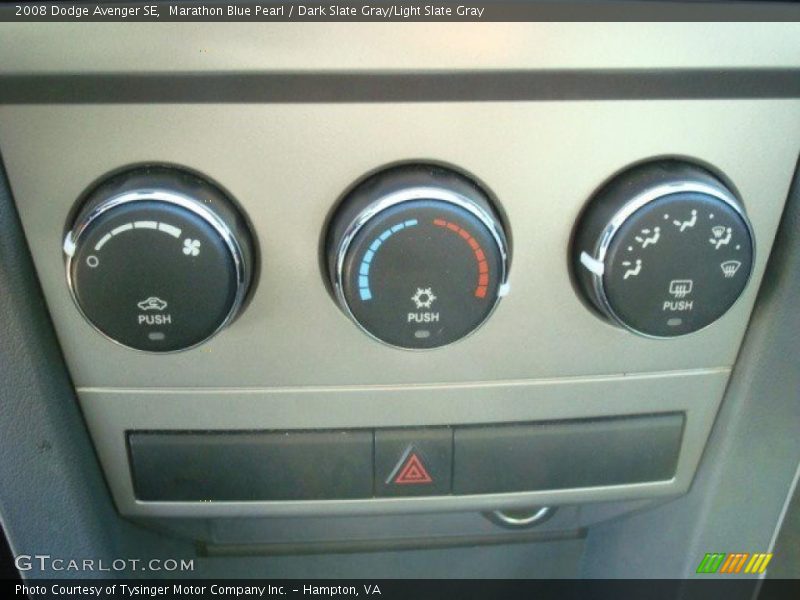 Marathon Blue Pearl / Dark Slate Gray/Light Slate Gray 2008 Dodge Avenger SE