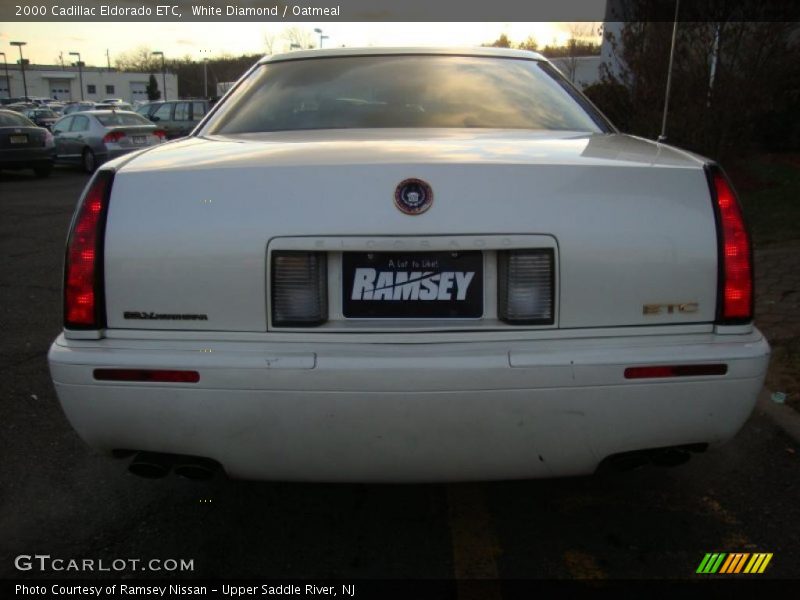 White Diamond / Oatmeal 2000 Cadillac Eldorado ETC