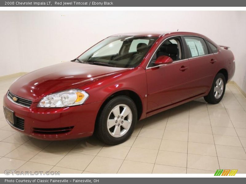 Red Jewel Tintcoat / Ebony Black 2008 Chevrolet Impala LT