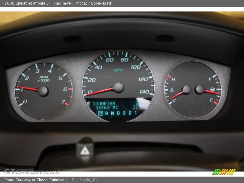 Red Jewel Tintcoat / Ebony Black 2008 Chevrolet Impala LT