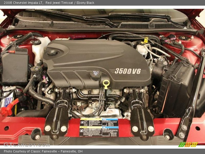 Red Jewel Tintcoat / Ebony Black 2008 Chevrolet Impala LT