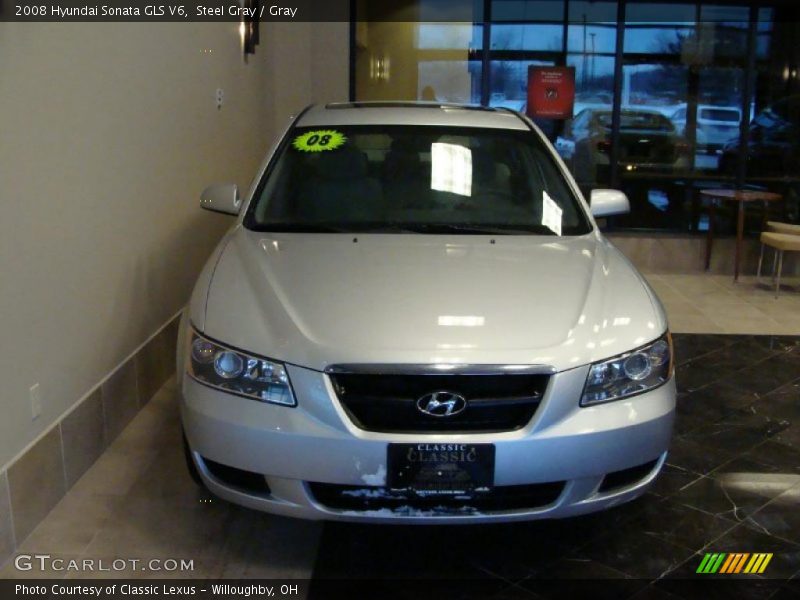 Steel Gray / Gray 2008 Hyundai Sonata GLS V6