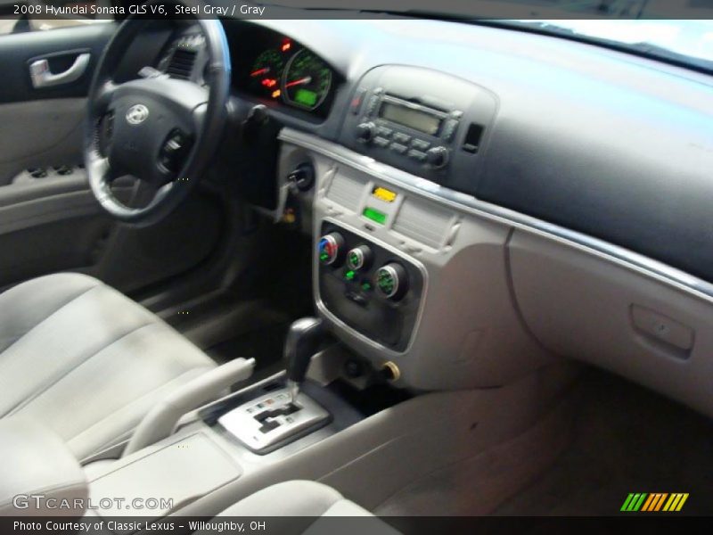 Steel Gray / Gray 2008 Hyundai Sonata GLS V6