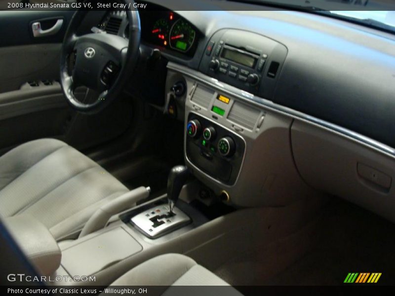 Steel Gray / Gray 2008 Hyundai Sonata GLS V6