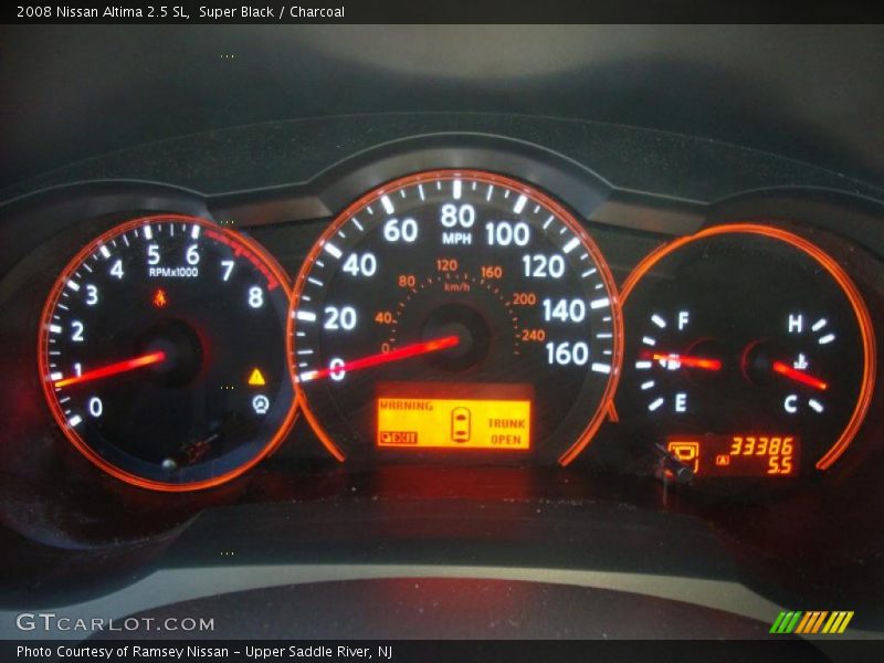 Super Black / Charcoal 2008 Nissan Altima 2.5 SL