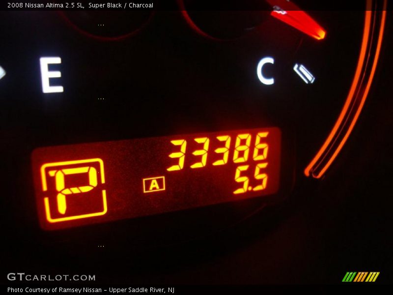 Super Black / Charcoal 2008 Nissan Altima 2.5 SL